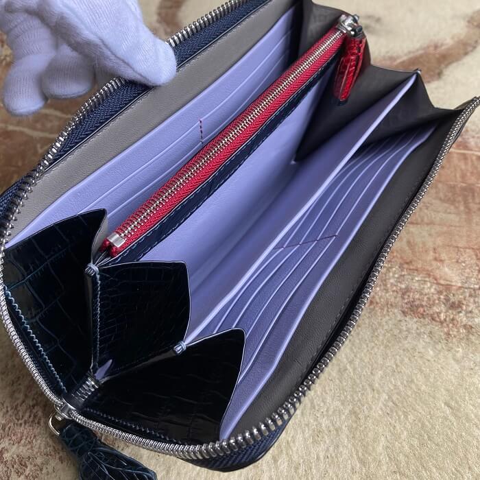 クロコダイルＬ字長財布