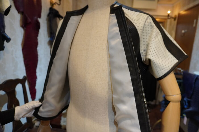 パンチングレザーオーダーメイド