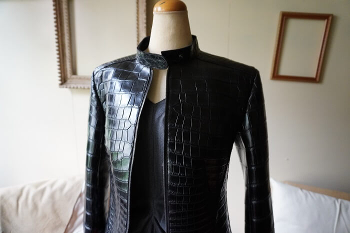 クロコダイルライダースジャケット