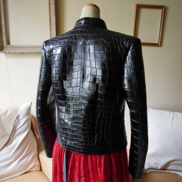 クロコダイルライダースジャケット