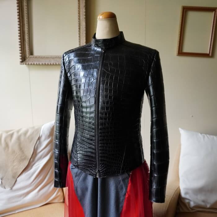 クロコダイルライダースジャケット