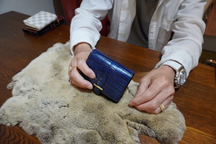 クロコダイルアリゲーター財布オーダー