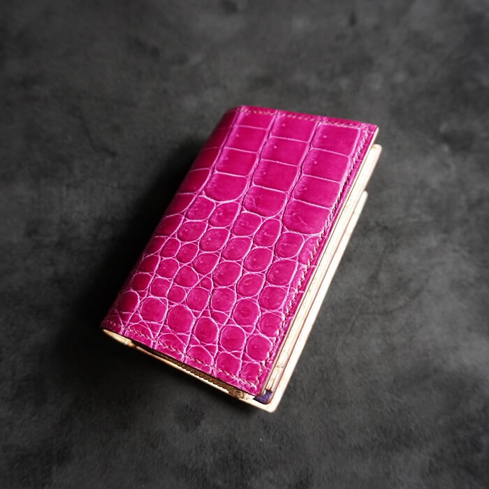 シャイニングポロサスクロコ長財布