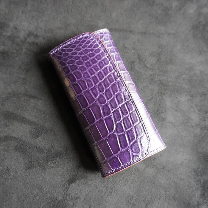 シャイニングポロサスクロコ長財布