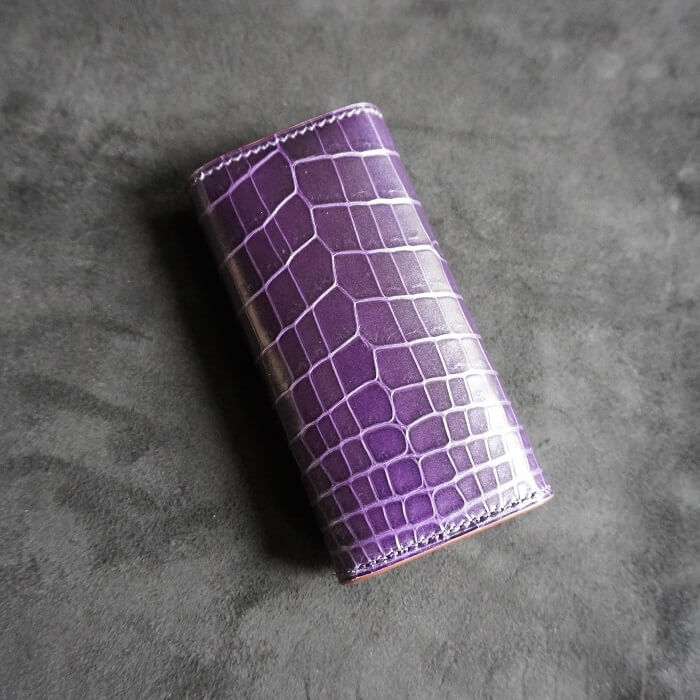 シャイニングポロサスクロコ長財布