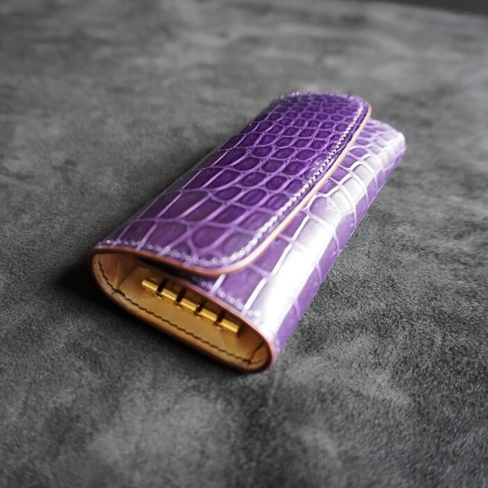 シャイニングポロサスクロコ長財布