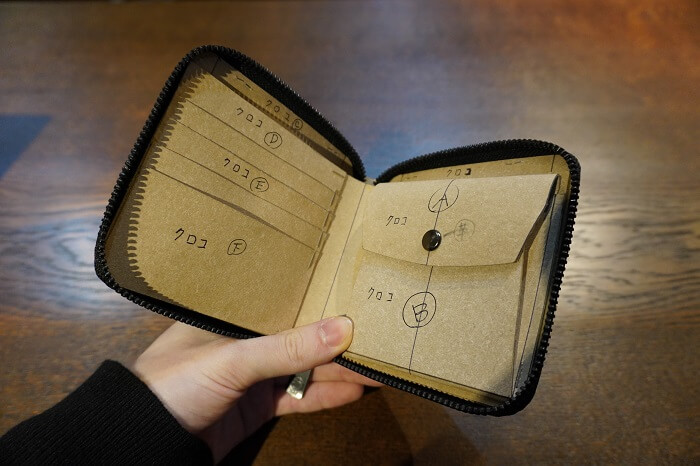 オーダー財布サンプル