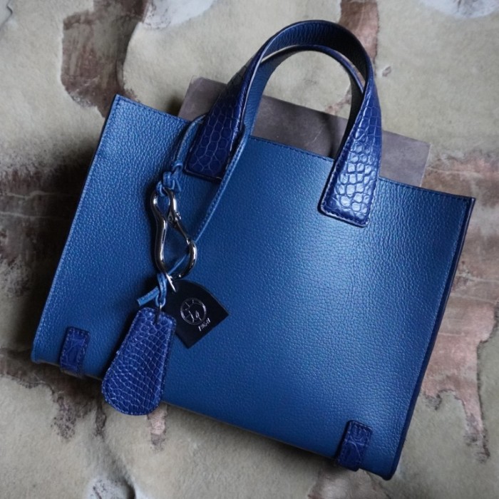 クロコダイルちょい持ち革ミニトートバッグ