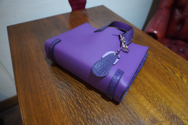 クロコダイルちょい持ちミニトートバッグ