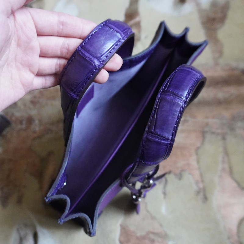 クロコダイルちょい持ちミニトートバッグ