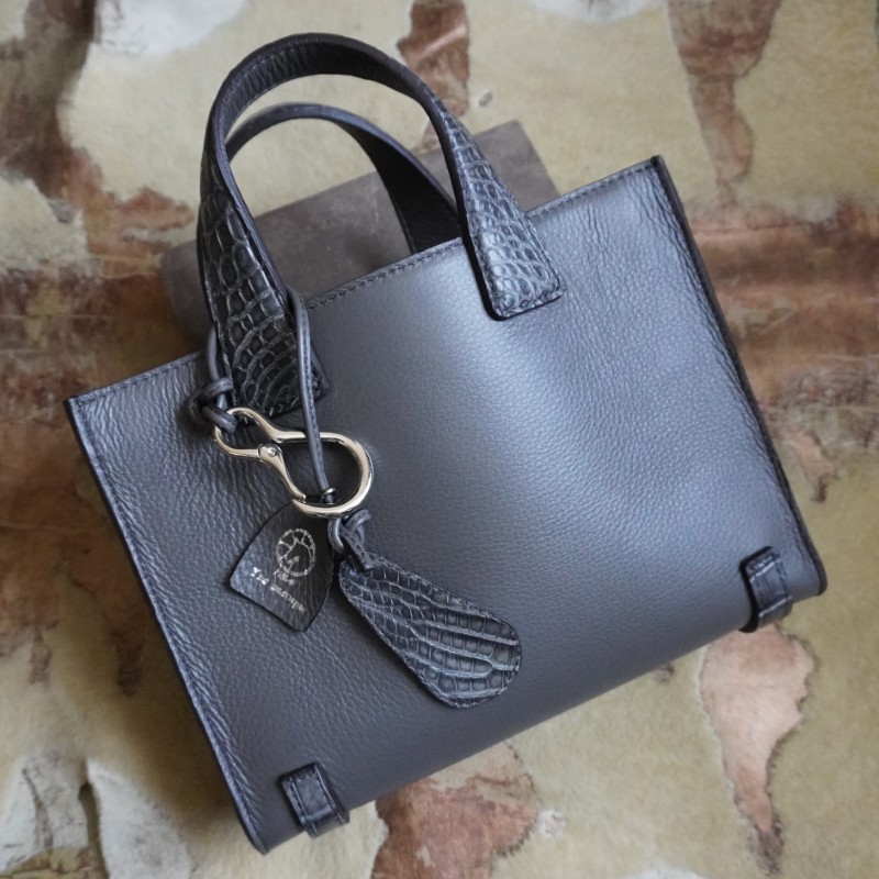 クロコダイルちょい持ちミニトートバッグ