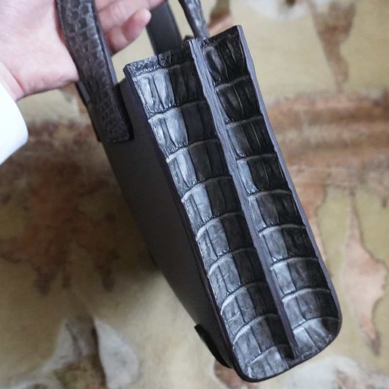 クロコダイルちょい持ちミニトートバッグ